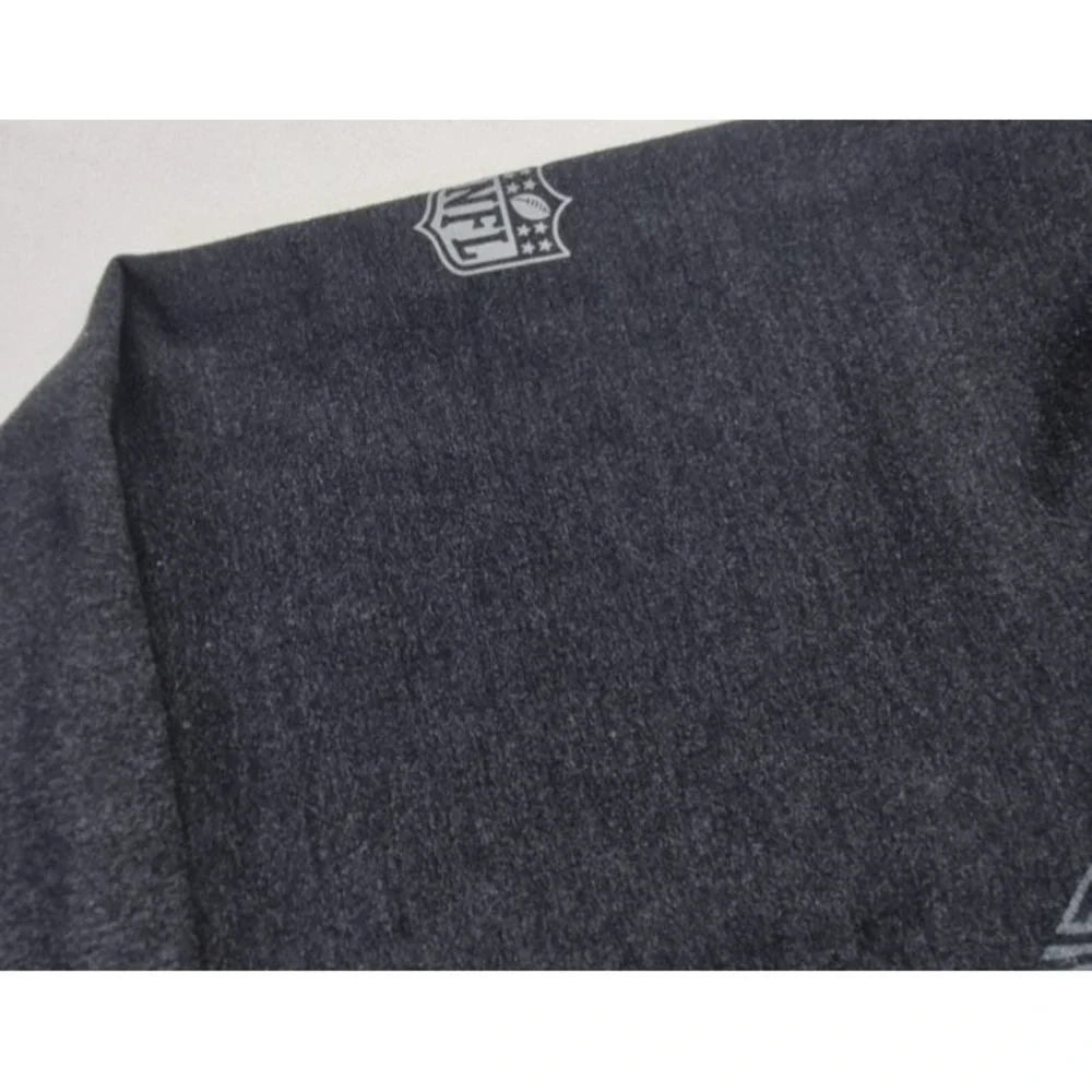 NFL Super Bowl Vlll‎ two toned gray full zip hoodie jacket geometric design  XS - Picture 6 of 13